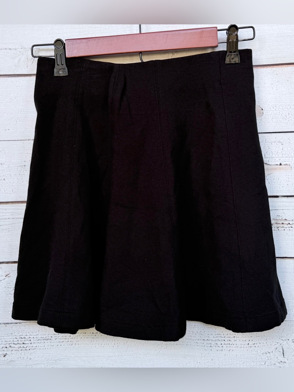 LOFT Petites Paneled Stretch A-Line Mini Skirt - Size XSP